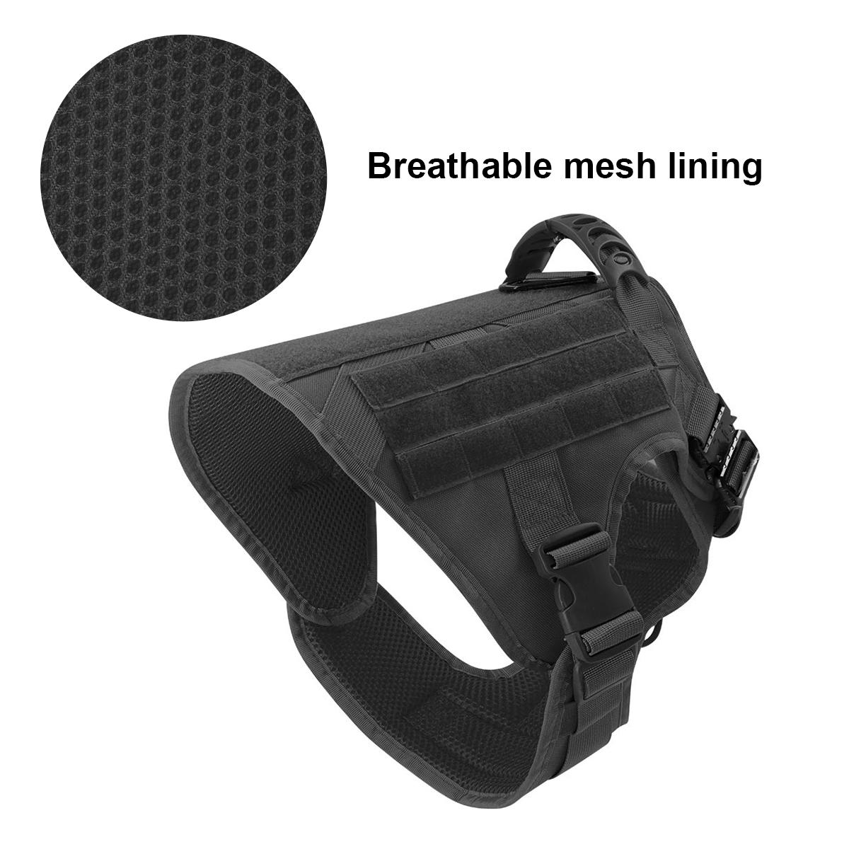 ArmoredDog™ Complete Premium Dog Gear Set – Harness, Collar & Leash in One (Black) Dog harness ArmoredDog