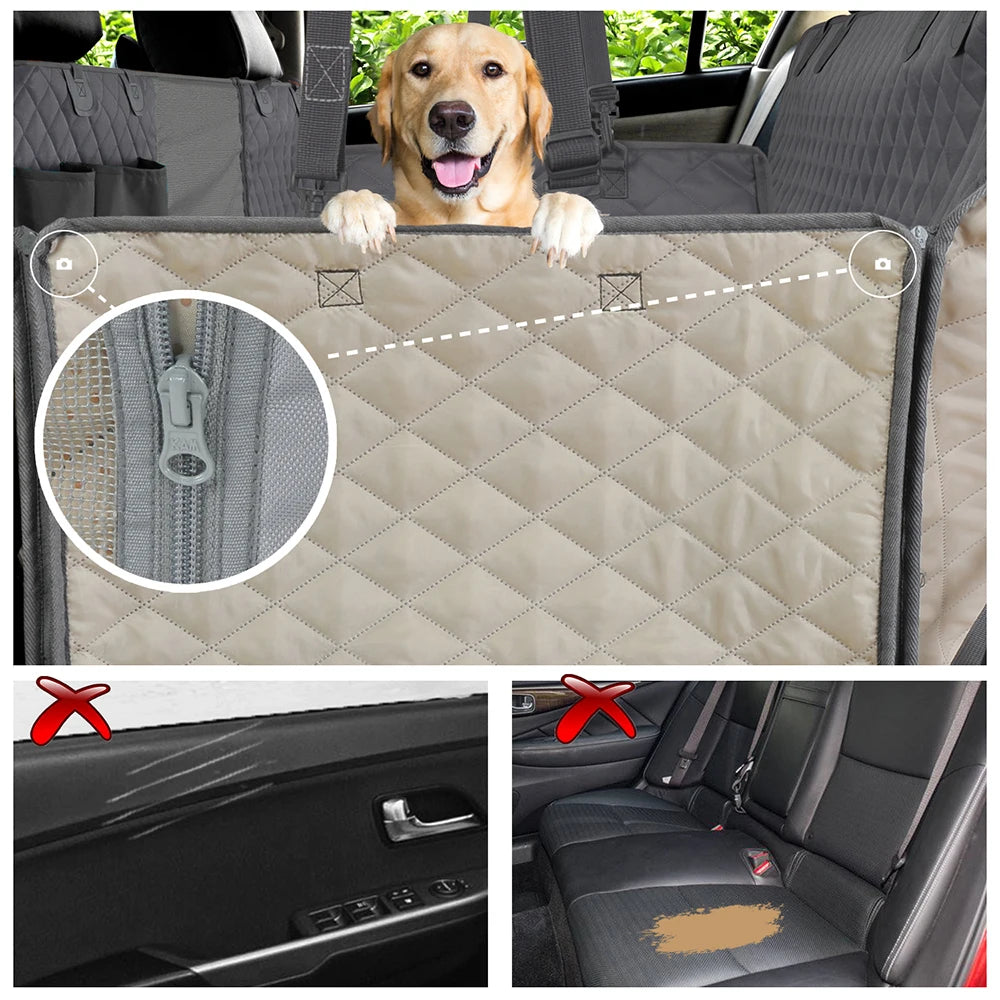 Waterproof Car Back Seat Cover for Dogs – Scratchproof Pet Travel Protector Hammock | ArmoredDog™ - ArmoredDog