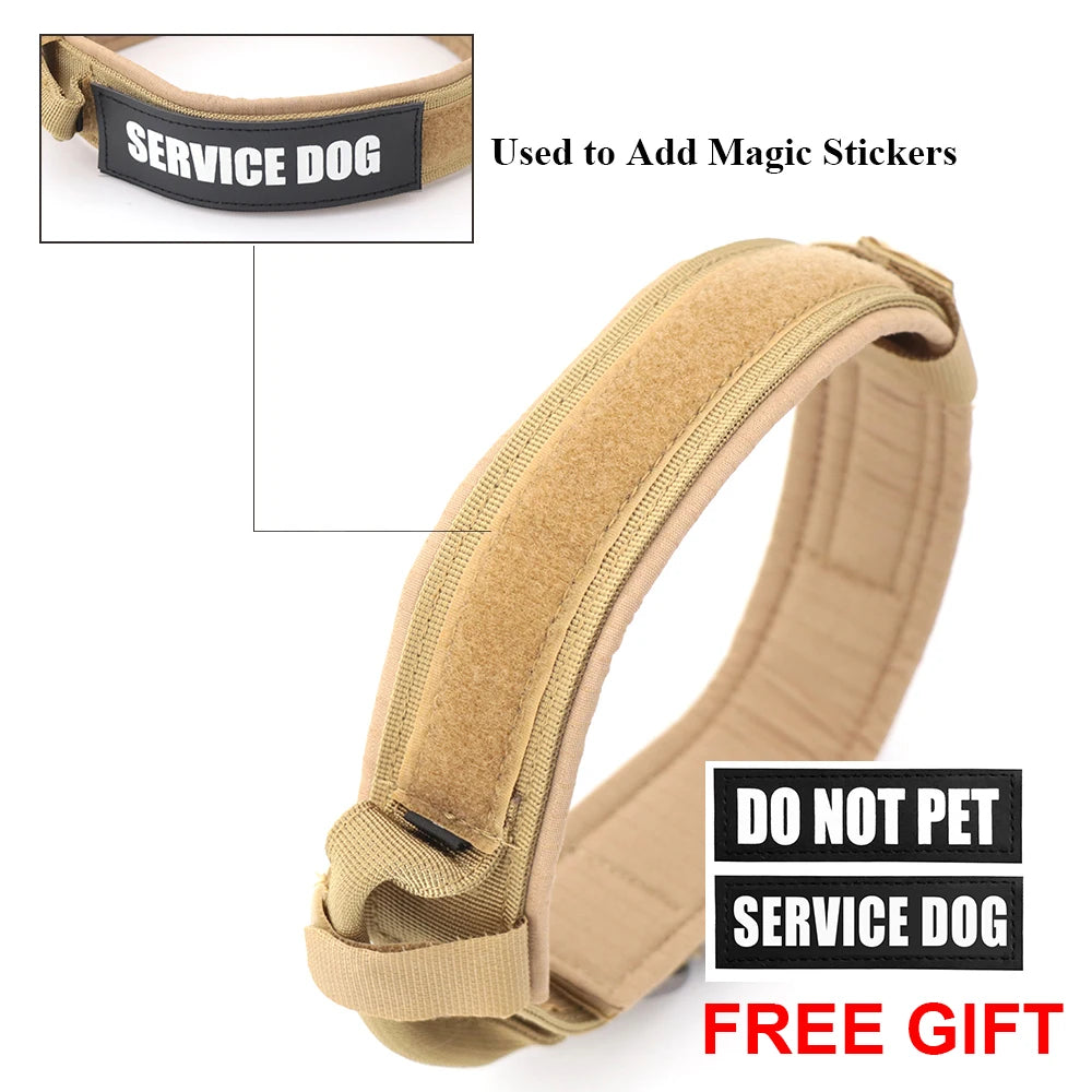 Tactical Dog Collar with Heavy-Duty Metal Buckle & D-Ring – Adjustable Military-Grade Nylon | ArmoredDog™ - ArmoredDog