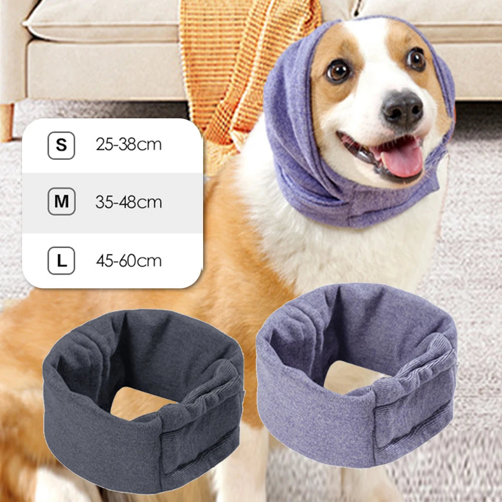 Dog Ear Muff & Anxiety Relief Snood – Soft Warm Head Wrap for Noise Protection, Grooming & Winter Comfort | ArmoredDog™ - ArmoredDog