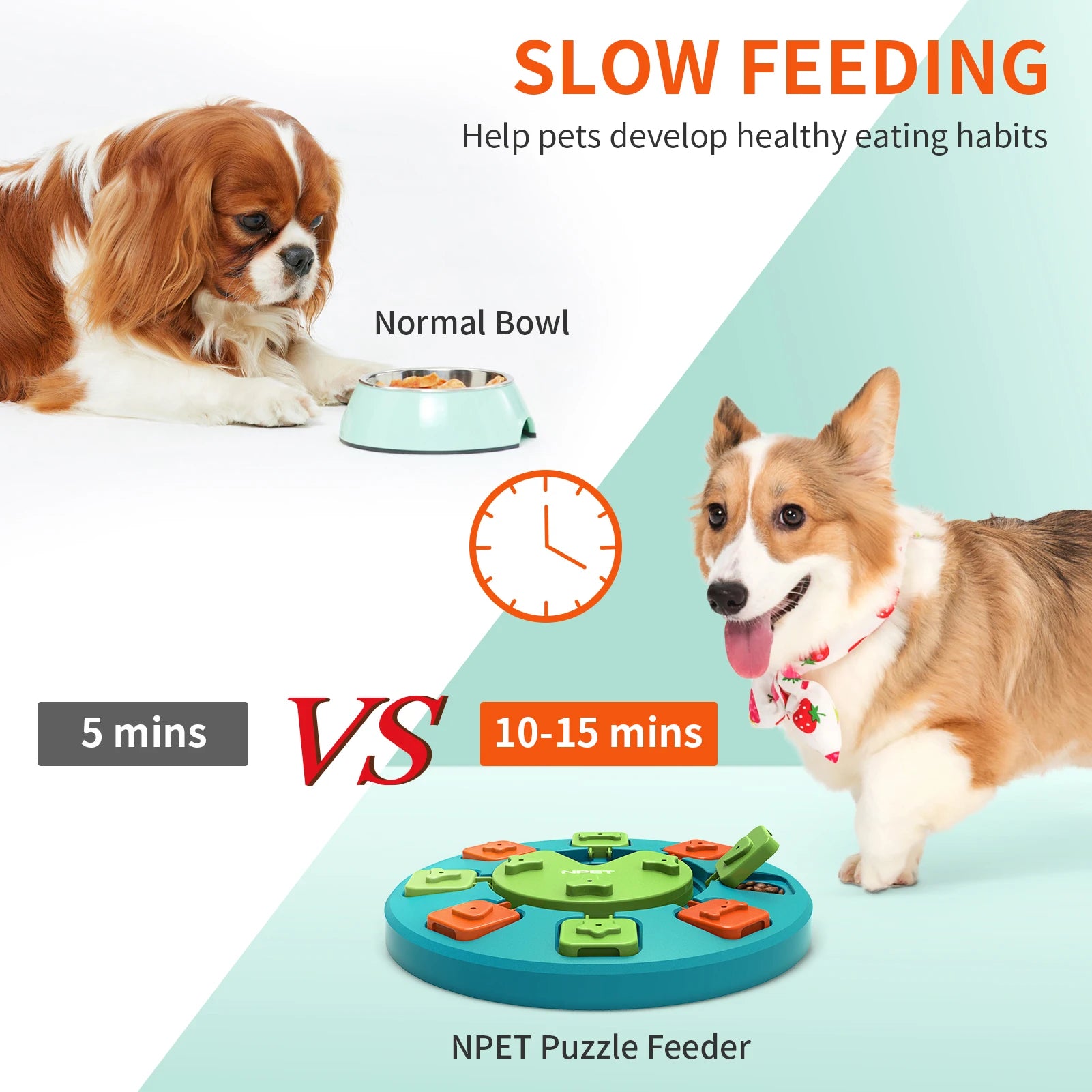 Interactive Dog Puzzle Feeder Toy | Slow Feeder & IQ Training Game for Mental Stimulation and Fun | ArmoredDog™ - ArmoredDog