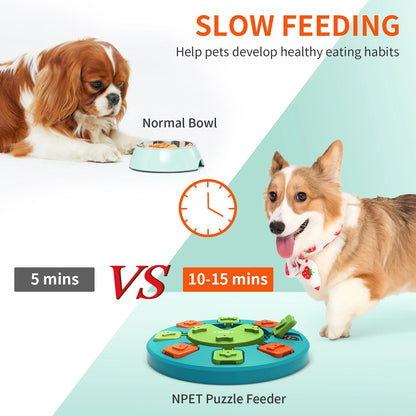Interactive Dog Puzzle Feeder Toy | Slow Feeder & IQ Training Game for Mental Stimulation and Fun | ArmoredDog™ - ArmoredDog