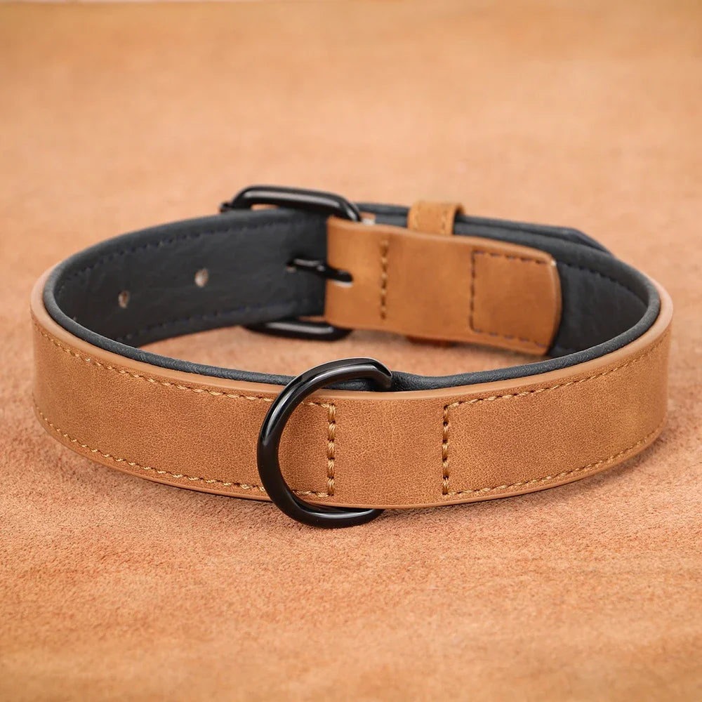 Premium Soft Suede Leather Dog Collar – Durable, Adjustable & Comfortable for All Breeds | ArmoredDog™ - ArmoredDog