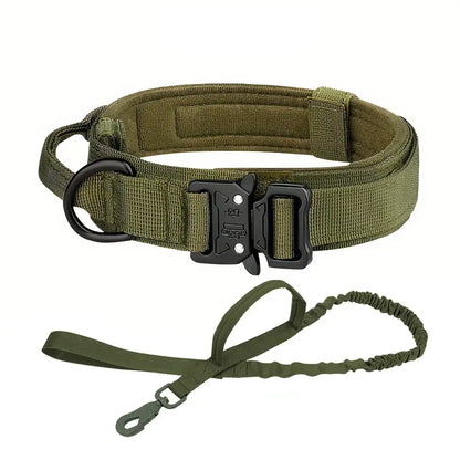 Tactical Dog Collar with Heavy-Duty Metal Buckle & D-Ring – Adjustable Military-Grade Nylon | ArmoredDog™ - ArmoredDog