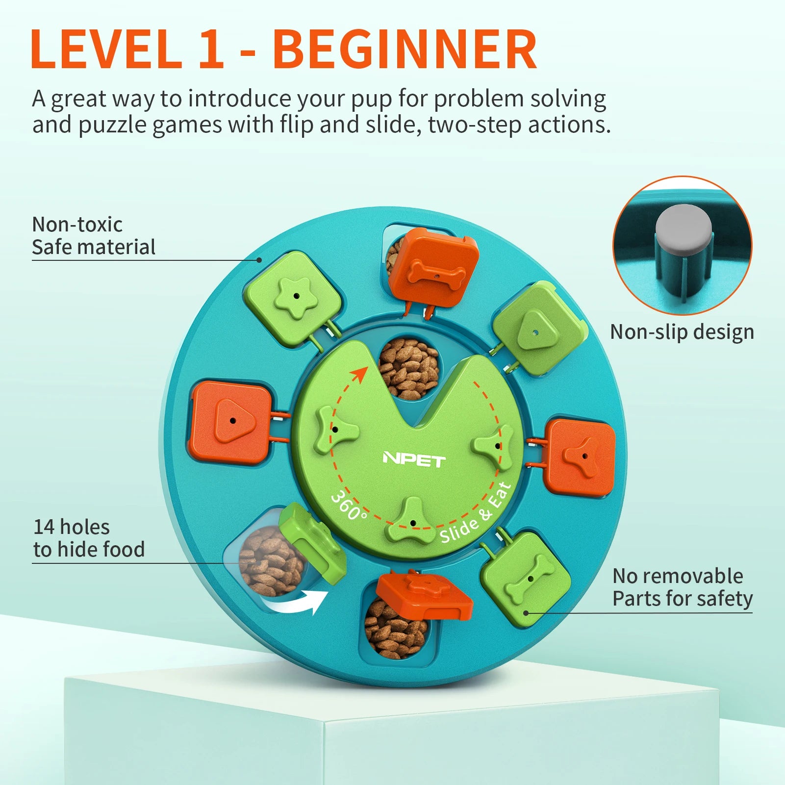 Interactive Dog Puzzle Feeder Toy | Slow Feeder & IQ Training Game for Mental Stimulation and Fun | ArmoredDog™ - ArmoredDog