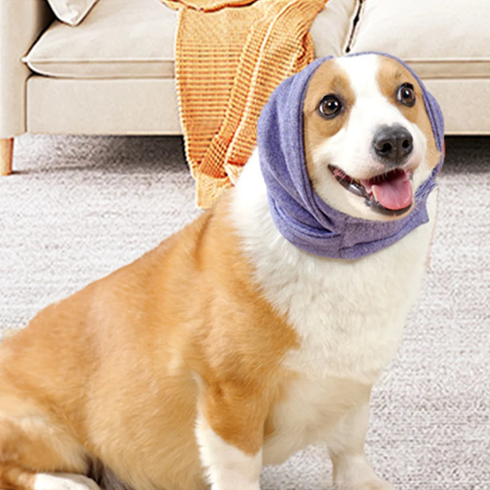 Dog Ear Muff & Anxiety Relief Snood – Soft Warm Head Wrap for Noise Protection, Grooming & Winter Comfort | ArmoredDog™ - ArmoredDog