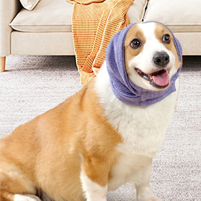 Dog Ear Muff & Anxiety Relief Snood – Soft Warm Head Wrap for Noise Protection, Grooming & Winter Comfort | ArmoredDog™ - ArmoredDog