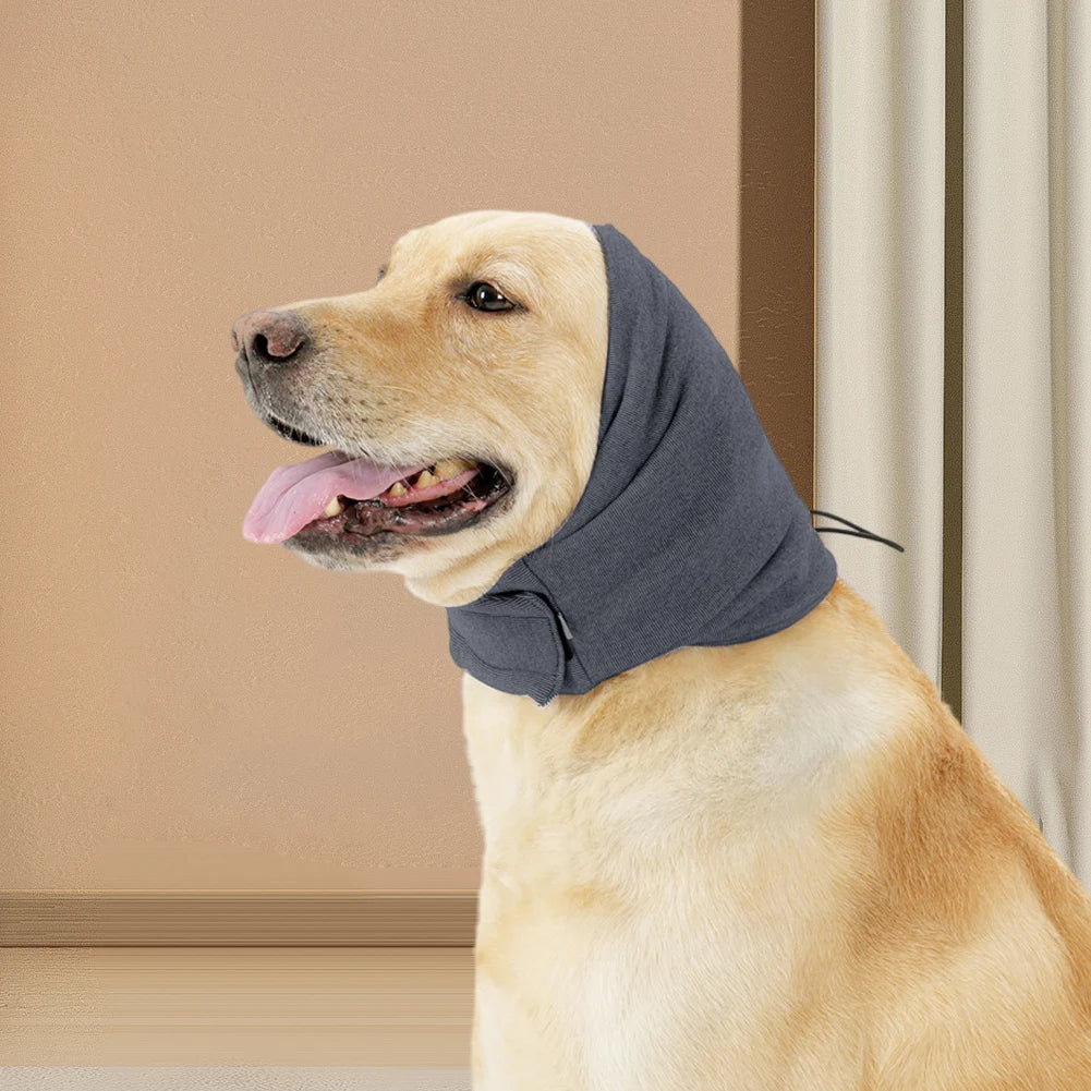 Dog Ear Muff & Anxiety Relief Snood – Soft Warm Head Wrap for Noise Protection, Grooming & Winter Comfort | ArmoredDog™ - ArmoredDog
