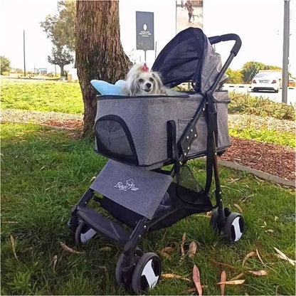 3-in-1 Foldable Pet Stroller, Carrier & Car Seat | Lightweight Travel Buggy for Dogs & Cats | ArmoredDog™ - ArmoredDog