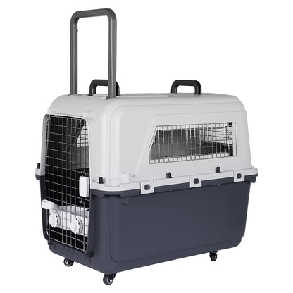 Airline Approved Pet Carrier with Wheels | Heavy-Duty Trolley Travel Crate for Dogs & Cats | ArmoredDog™ - ArmoredDog