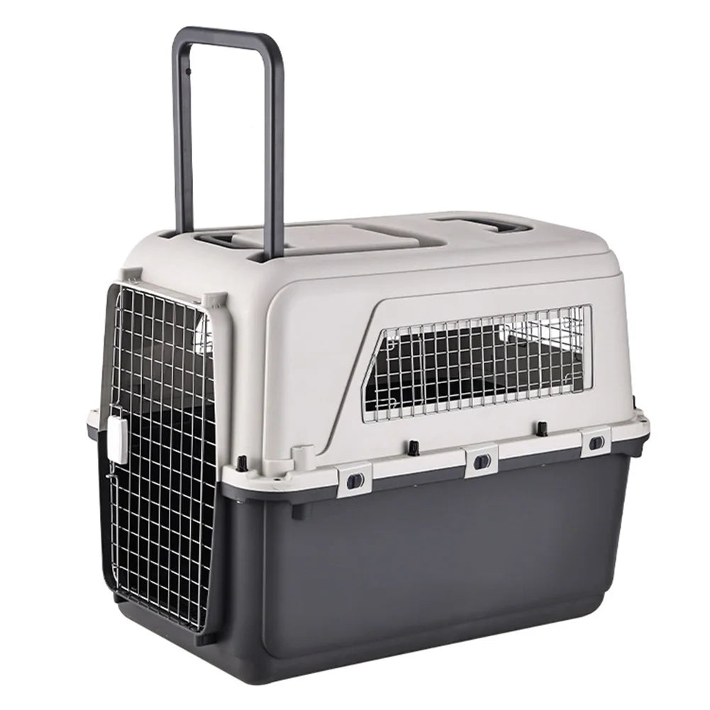 Airline Approved Pet Carrier with Wheels | Heavy-Duty Trolley Travel Crate for Dogs & Cats | ArmoredDog™ - ArmoredDog