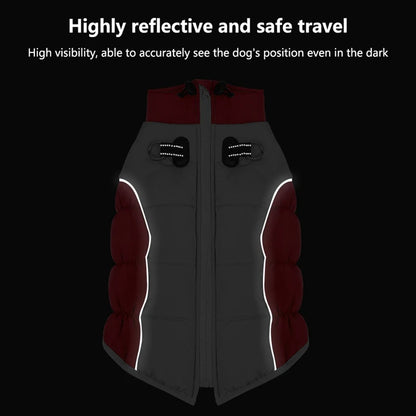 Reflective Waterproof/Winter Dog Jacket with Harness – Warm Padded Winter Coat for Outdoor Safety | ArmoredDog™ - ArmoredDog