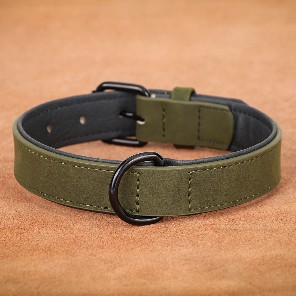 Premium Soft Suede Leather Dog Collar – Durable, Adjustable & Comfortable for All Breeds | ArmoredDog™ - ArmoredDog