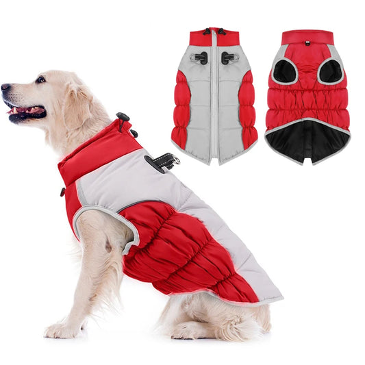 Reflective Waterproof/Winter Dog Jacket with Harness – Warm Padded Winter Coat for Outdoor Safety | ArmoredDog™ - ArmoredDog