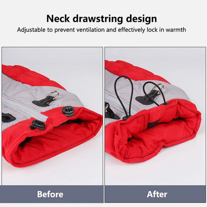Reflective Waterproof Dog Jacket with Harness – Warm Padded Winter Coat for Outdoor Safety | ArmoredDog™