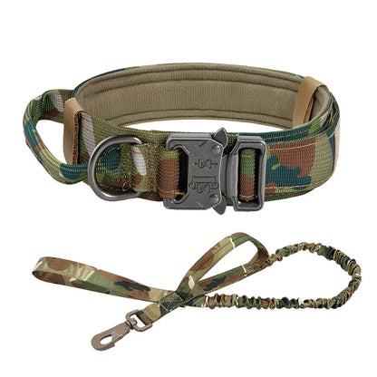 Tactical Dog Collar with Heavy-Duty Metal Buckle & D-Ring – Adjustable Military-Grade Nylon | ArmoredDog™ - ArmoredDog