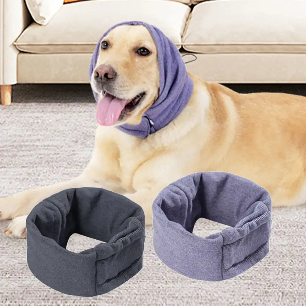 Dog Ear Muff & Anxiety Relief Snood – Soft Warm Head Wrap for Noise Protection, Grooming & Winter Comfort | ArmoredDog™ - ArmoredDog