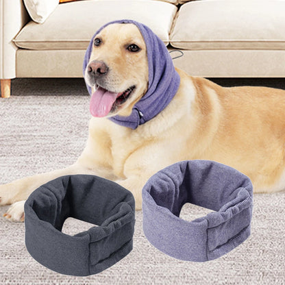 Dog Ear Muff & Anxiety Relief Snood – Soft Warm Head Wrap for Noise Protection, Grooming & Winter Comfort | ArmoredDog™ - ArmoredDog