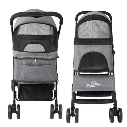 3-in-1 Foldable Pet Stroller, Carrier & Car Seat | Lightweight Travel Buggy for Dogs & Cats | ArmoredDog™ - ArmoredDog