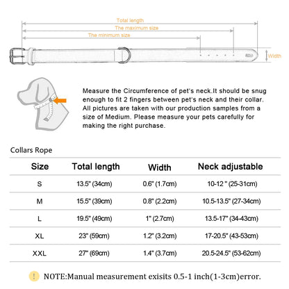 Premium Soft Suede Leather Dog Collar – Durable, Adjustable & Comfortable for All Breeds | ArmoredDog™ - ArmoredDog