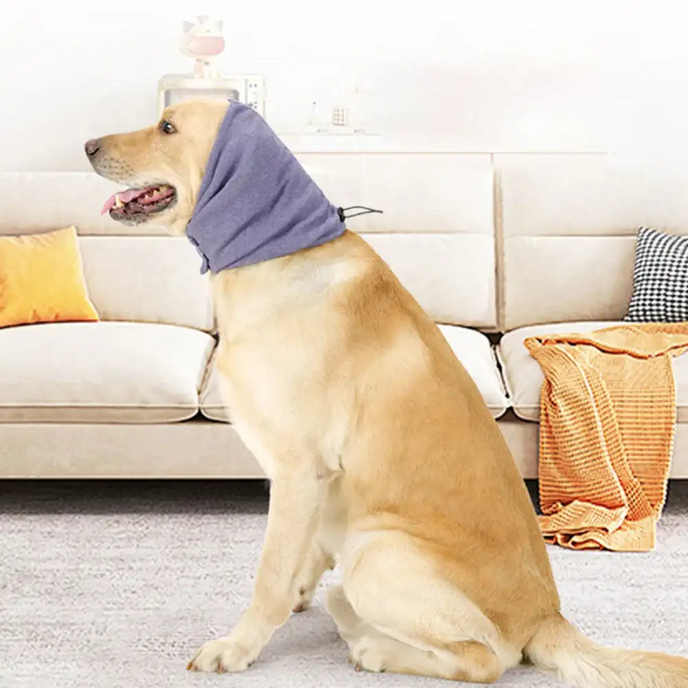 Dog Ear Muff & Anxiety Relief Snood – Soft Warm Head Wrap for Noise Protection, Grooming & Winter Comfort | ArmoredDog™ - ArmoredDog