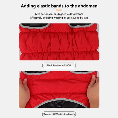 Reflective Waterproof Dog Jacket with Harness – Warm Padded Winter Coat for Outdoor Safety | ArmoredDog™