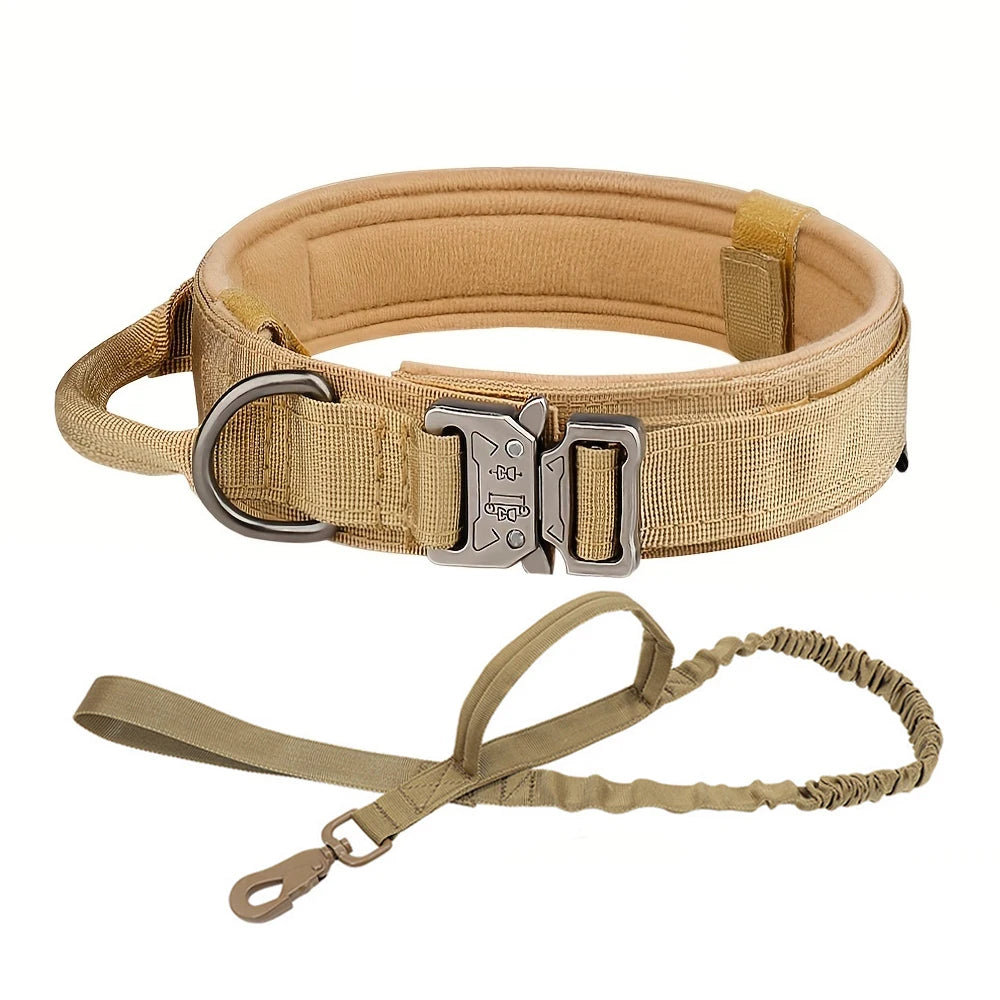 Tactical Dog Collar with Heavy-Duty Metal Buckle & D-Ring – Adjustable Military-Grade Nylon | ArmoredDog™ - ArmoredDog
