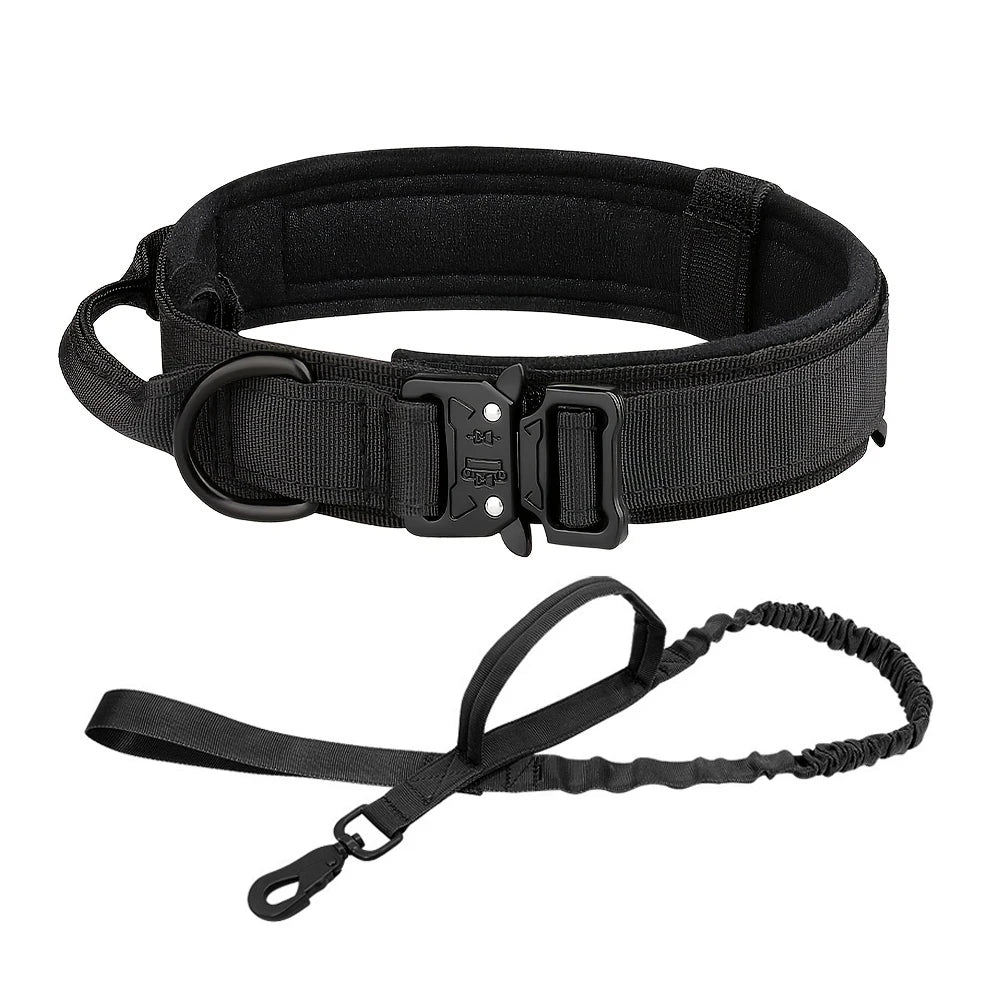 Tactical Dog Collar with Heavy-Duty Metal Buckle & D-Ring – Adjustable Military-Grade Nylon | ArmoredDog™ - ArmoredDog