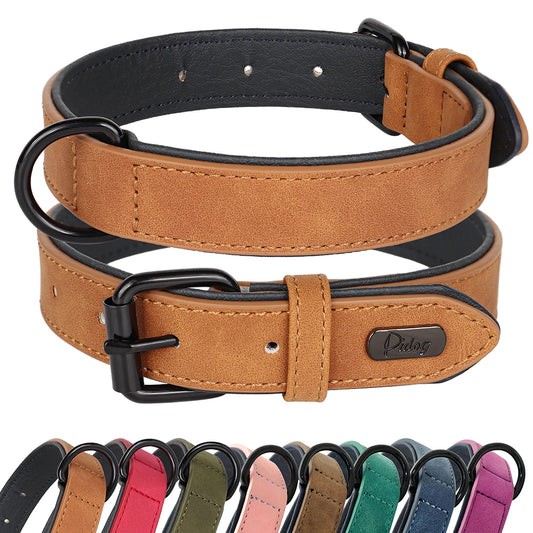 Premium Soft Suede Leather Dog Collar – Durable, Adjustable & Comfortable for All Breeds | ArmoredDog™ - ArmoredDog
