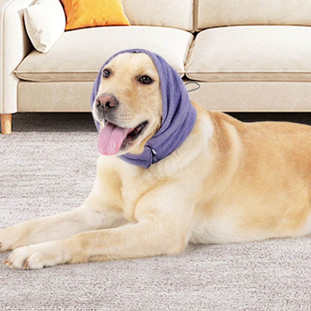 Dog Ear Muff & Anxiety Relief Snood – Soft Warm Head Wrap for Noise Protection, Grooming & Winter Comfort | ArmoredDog™ - ArmoredDog