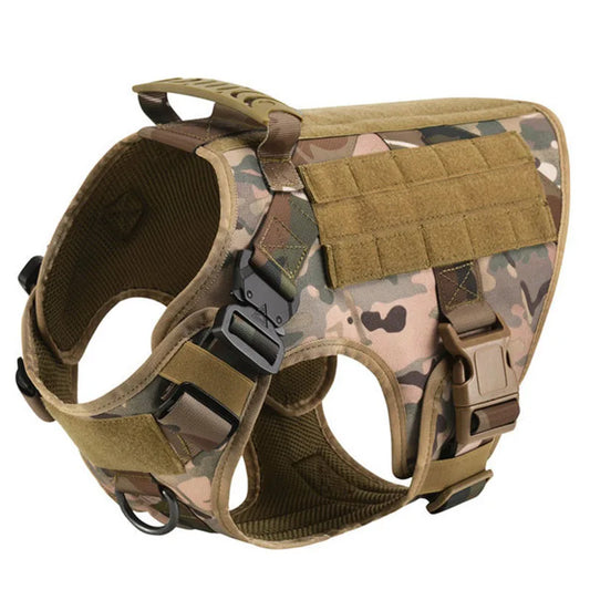 ArmoredDog™ Complete Premium Dog Gear Set – Harness, Collar & Leash in One (Army Camo) Dog harness ArmoredDog